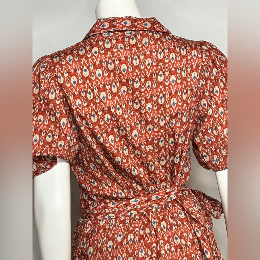 Lilla P Size S Tags On button up belted collared dress - Picture 14 of 17